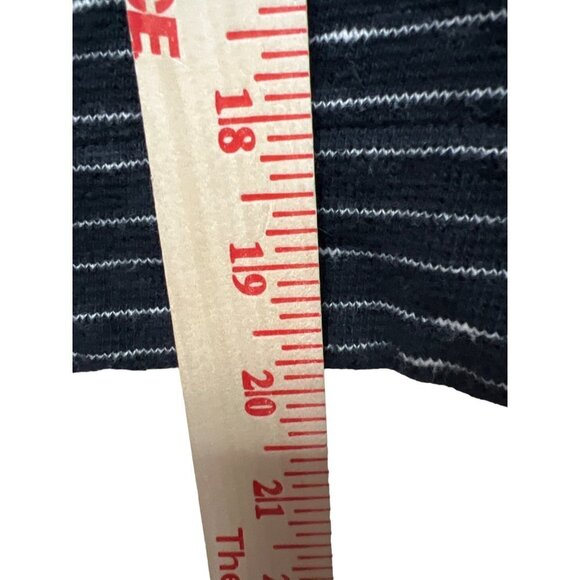 Madewell Striped Side Lace Top Pop On Cotton Women's Top Size XS - Picture 4 of 8